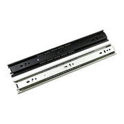 Bild in Galerie-Viewer laden, Amocart Drawer Slides Side Mount Rails Heavy Duty Full Extension Steel Track Noiseless Guide Cabinet 100Lbs Load Capacity