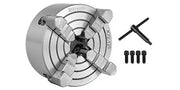 Charger l'image dans la visionneuse de galerie, Amocart K72-125 Lathe Chuck 5 Inch 4-Jaw Independent Reversible Jaw Metal Lathe Chuck Turning Machine Accessories, Lathes Use
