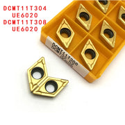 Load image into Gallery viewer, DCMT070204 DCMT11T304 VP15TF UE6020 Carbide Insert Internal Turning Tool High Quality CNC Turning Insert Cutting Lathe Tools