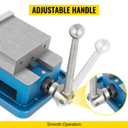 Bild in Galerie-Viewer laden, Amocart 5" Super-Lock Vise For NC/CNC Machines Bench Clamp Vise High Precision, CNC Lockdown Vise Drilling 125mm Width CNC 24KN