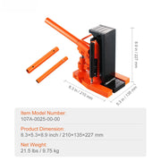 Load image into Gallery viewer, Amocart Hydraulic Toe Jack 2.5-10T On Toe Toe Jack Lift 5-20T On Top Lift Capacity Machine Jack Air Hydraulic Jack for Industry