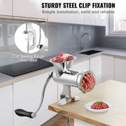Bild in Galerie-Viewer laden, Amocart Manual Meat Grinder 304 Stainless Steel Hand Meat Grinder with Steel Table Clamp Meat Mincer Sausage Maker