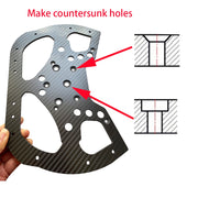 Load image into Gallery viewer, Customized Carbon Fiber CNC Cutting Plate Service DIY Carbon Fiber Sheet Plate CNC Machining Carbon fiber Custom CNC service