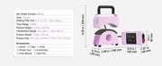 Charger l'image dans la visionneuse de galerie, Amocart Hat Press Machine Mini Hat Heat Press for Caps Cap Heat Press Machine Safety Base and Glove Automatic Shut-Off Purple