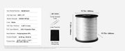 Charger l'image dans la visionneuse de galerie, Amocart Polyester Pull Tape Mule Flat Rope Printed Webbing Cable Pulling Tape for Packaging Gardening Electrical Conduit Work