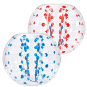 Bild in Galerie-Viewer laden, Amocart 2-Pack 5FT/1.5M Inflatable Bumper Balls 0.8mm Thick Bubble Soccer Balls Inflatable Zorb Balls for Adults or Children