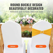 Charger l'image dans la visionneuse de galerie, Amocart 50pcs Stretch Spandex Chair Sashes Chair Sashes Bands for Wedding Party Banquet Decoration Elastic Bulk Chair Cover
