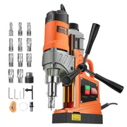 Load image into Gallery viewer, Amocart 11PCs Magnetic Drill Motor 1.6 in 1450W Boring Diameter 850RPM Speed 2810 lbf Portable Electric Mag Drill Press