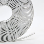 Load image into Gallery viewer, HTD 3M Open Synchronous Belt PU 3M Timing Belt Width 6/10/15mm~40mm Polyurethane Steel PU White Black HTD3M Open Belt Cut Length