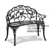 Charger l'image dans la visionneuse de galerie, Customizable Amocart Outdoor Bench Wooden Metal Garden Bench for Outdoors 480 lbs Load Capacity
