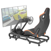 Charger l'image dans la visionneuse de galerie, Amocart Racing Wheel Stand for G923 G920 G29 for Thrustmaster T248P Heavy Duty Steel Driving Simulator Cockpit