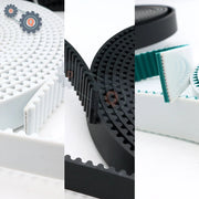 Load image into Gallery viewer, HTD 5M Open Belt PU HTD5M Open Timing Belt Conveyor Belt Polyurethane Belt Steel Belt 5M for CNC 15mm 20mm Belt HTD 5M Open Belt