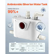 Load image into Gallery viewer, 500W/700W/900W/1200W Amocart Macerator Pump Waste Water Disposal Upflush Machine for Toilet, Basement, Shower, Laundry, Bathtub