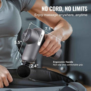 Load image into Gallery viewer, SucceBuy Mini Massage Gun Percussion Muscle Massage Gun for Athletes w/ 5 Speed Levels & 6 Massage Heads for Pain Relief Muscle