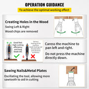 Bild in Galerie-Viewer laden, Amocart 100PCS Oscillating Saw Blades Quick Release Multitool Blades Kit HCS Tool Blades Cut Cutter for Wood Plastic Metal Nail