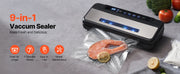Bild in Galerie-Viewer laden, Amocart 80Kpa 120W Electric Vacuum Sealer Machine 7-in-1 Wet Food Sealer with Free 10pcs Vacuum Bags for Kitchen Food Storage