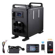 Bild in Galerie-Viewer laden, Amocart 8KW Diesel Heater 12V/24V Diesel Air Heater Bluetooth APP Remote Control and Display Screen, CO Alarm for Vehicles RVs