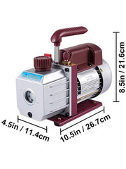 Charger l'image dans la visionneuse de galerie, Amocart 4.5CFM 1/3HP HVAC Refrigerant Vacuum Pump Refrigeration Single-Stage Set for Household Air Conditioning Vacuum Packing