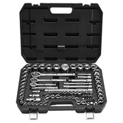 Charger l'image dans la visionneuse de galerie, Amocart Socket Set 86 Pieces 3/8 1/4 1/2in Drive Socket and Ratchet Set SAE Metric Mechanic Tool Kit with Ratchet Wrench