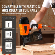 Charger l'image dans la visionneuse de galerie, Amocart Coil Siding Nailer CN65 CN55 CN70 CN83 CN90 Pneumatic Siding Nail Gun Pallet Making Coil Nailer 70-120PSI Air Nailer