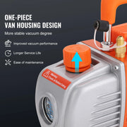 Load image into Gallery viewer, Amocart Chambre à vide 3GAL/5GAL et kit de pompe 3,5 CFM Kit de chambre de dégazage sous vide avec couvercle en verre=