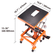 Charger l'image dans la visionneuse de galerie, Amocart Motorcycle Lift 350/1100/1500 LBS Capacity Motorcycle Scissor Lift Jack with Wide Deck&Safety Pin for Bikes Motorcycles