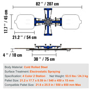 Charger l'image dans la visionneuse de galerie, Amocart Screen Printing Machine 360° Rotable Silk Screen Printing Press 54x45cm Screen Printing Press Adjustable Tension