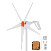 Charger l'image dans la visionneuse de galerie, Amocart Wind Turbine Generator 12V 500W/800W Wind Turbine Wind Power Generator with MPPT Controller Suitable for Home Farm RVs