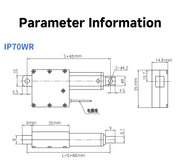 Load image into Gallery viewer, Small Linear Actuator DC12V 24V 10-200MM 10KG Electric Motor for Cabinets Window Opener Robotics with Free Bracket