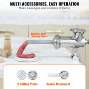 Bild in Galerie-Viewer laden, Amocart Manual Meat Grinder 304 Stainless Steel Hand Meat Grinder with Steel Table Clamp Meat Mincer Sausage Maker