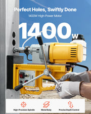 Bild in Galerie-Viewer laden, Amocart Magnetic Drill Boring Diameter Portable Electric Mag Drill Press Drilling Machine Metal Surface Industrial Improvement