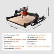 Charger l'image dans la visionneuse de galerie, Amocart 3 Axis CNC Router Machine GRBL Control Wood Engraving Carving Milling Machine Kit for Wood Acrylic MDF PVC Plastic Foam