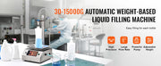 Bild in Galerie-Viewer laden, Amocart 30-15000g Liquid Filling Machine Automatic Bottle Water Filler with Diaphragm Pump Digital Control for Wine Beverage