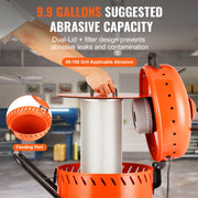 Charger l'image dans la visionneuse de galerie, Amocart 28 Gallon Vacuum Sand Blaster Dustless with Built-in 1200 W Vacuum System for Dust Control Abrasive Recycle 60-110 PSI