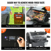 Charger l'image dans la visionneuse de galerie, Amocart Portable Charcoal Grill Propane Gas Grills with Cover and Cart Heavy Duty Iron BBQ Grill for Outdoor Cooking Barbecue