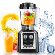 Bild in Galerie-Viewer laden, Amocart 2L Smoothie Blender Professional Countertop Fruit Food Processor Mixer Maker with Stainless Steel for Home Kitchen Bar