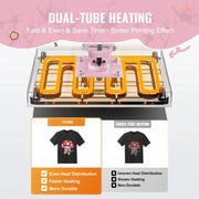 Charger l'image dans la visionneuse de galerie, Amocart Heat Press 15 X 15 In Heat Press Machine Slide Out Heat Transfer Machine Fast Even Heating 2-Layer Insulation Cotton
