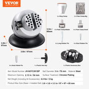 Charger l'image dans la visionneuse de galerie, Amocart Ball Vise 3" 5" Engraving Setting Tool Standard Rotation Engraving Block Vise Attachment Jewelry Engraving Block Tools