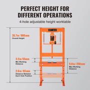 Load image into Gallery viewer, Amocart Hydraulic Shop Press 6T H-Frame Hydraulic Garage/Shop Floor Shop Press with Plates for Garage Shop Workshop