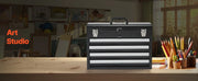 Bild in Galerie-Viewer laden, Amocart 20.5in Metal Tool Box Portable 4-Drawers Tool Chest with Drawers Locking Multi-Function Tool Organizer for Workshop