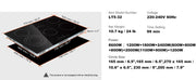 Charger l'image dans la visionneuse de galerie, Amocart 2/4/5 Burners Built-in Induction Stove Top 12/24/30in Ceramic Glass Electric Cooktop For Household Commercial Cooking