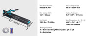 Bild in Galerie-Viewer laden, Amocart Manual Tile Cutter Laser Positioning Single Rails W/ Supporting Feet Professional Push Knife for Cutting Ceramic