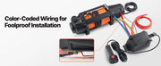 Bild in Galerie-Viewer laden, Amocart 10000/12000/13500 lbs Electric Winch 12V DC Truck Car Winch with 90 ft Synthetic Rope for Towing Off-Road SUV Jeep