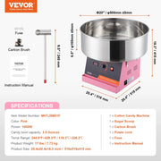 Bild in Galerie-Viewer laden, 【Premium】Amocart Electric Cotton Candy hine Candy Floss Maker Commercial Cotton Candy hine Stainless Steel Bowl and Sugar Sco