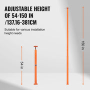 Load image into Gallery viewer, Amocart House Floor Jack Adjustable Support Beam Basement Jack Post Pole for Leveling Lift Steel Telescoping Jack Support