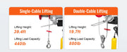 Charger l'image dans la visionneuse de galerie, Amocart 200-800kg Electric Hoist with Wired/Wireless Remote Control Lifting Crane Cable Hoist Winch for Boat Garage Elevator