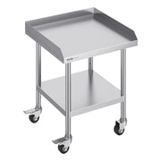 Bild in Galerie-Viewer laden, Amocart Stainless Steel Work Table Commercial Food Prep Worktable with 4 Wheels Heavy Duty Prep Worktable for Restaurant Home