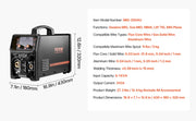 Bild in Galerie-Viewer laden, Amocart 5-in-1 MIG Welder 200Amp Pluse Mig Welding Machine Gas MIG/Flux Core MIG/Stick/Lift TIG/AU TIG with LCD Screen Display