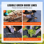 Charger l'image dans la visionneuse de galerie, Amocart Woven PP Landscape Fabric Heavy Garden Weed Barrier Geotextile Fabric for Landscaping Driveway