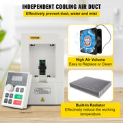 Bild in Galerie-Viewer laden, Amocart 2.2/3/4/7.5KW VFD Frequency Inverter 110V/220V 1/3P Input 3P Output Variable Frequency Drive CNC Motor Converter